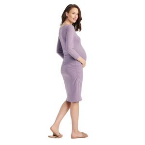 Isabel by Ingrid + Isabel maternity midi stretchy casual dress size S -EUC